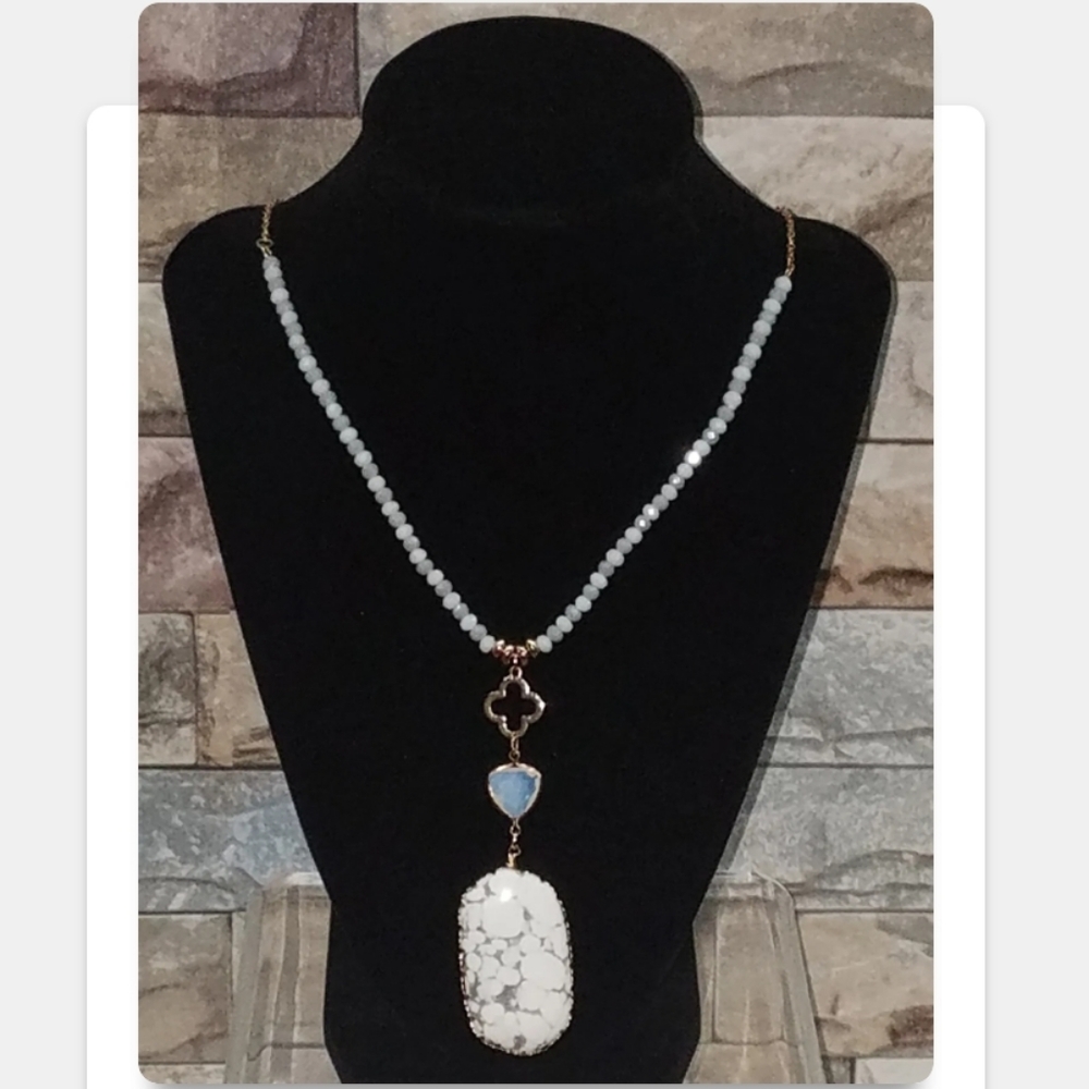 Granite Envy Statement Necklace